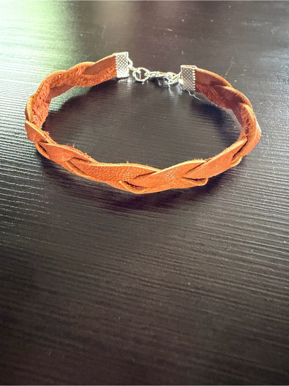 Handmade Braided Leather Bracelet